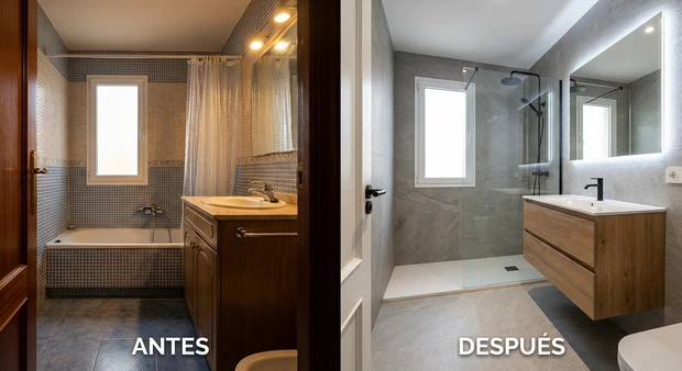 Reforma de baño en Rubí - Antes y después